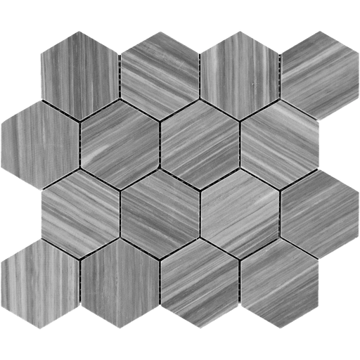 Bardiglio 12x24 Honed Marble Tile