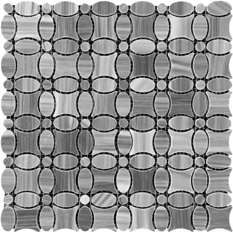 Bardiglio 12x24 Honed Marble Tile