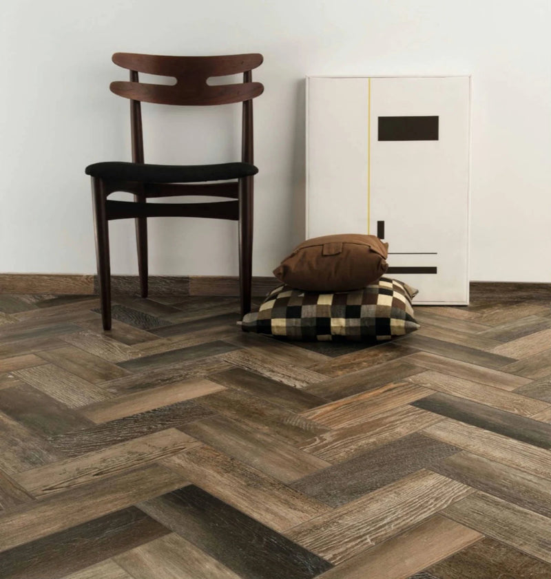 Barn Wood Brown 4x13 Porcelain Tile
