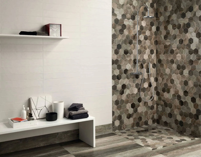 Barn Wood Brown 4x13 Porcelain Tile