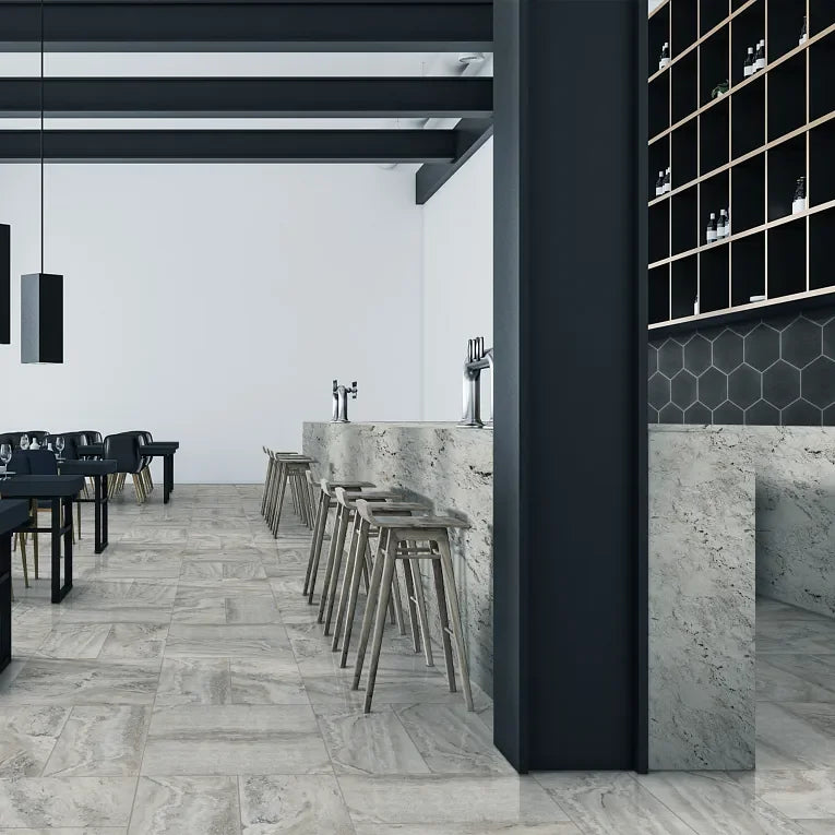 12x24x1/2 Honed Basalt Tile