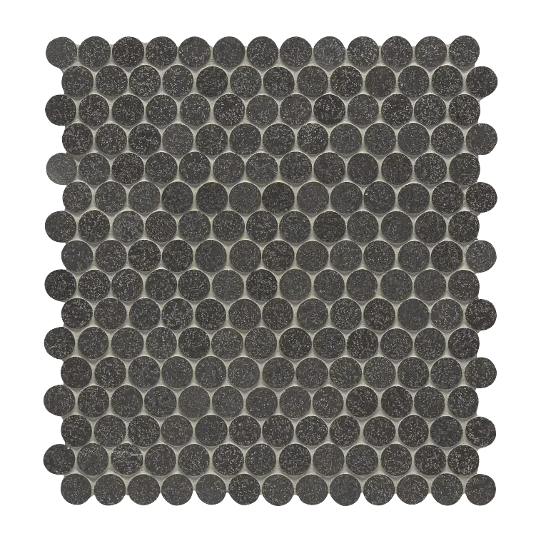 Herringbone 1x4 Honed Basalt Mesh Mosaic