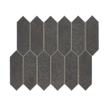 Herringbone 1x4 Honed Basalt Mesh Mosaic