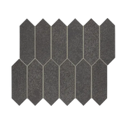 Herringbone 1x4 Honed Basalt Mesh Mosaic