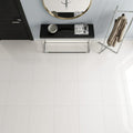 Basaltina Ivory Semi Polished 24x24 Porcelain Tile — Foyer floor