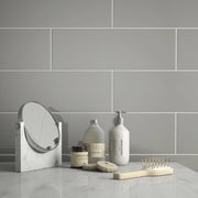 Baseline TenderGray 4x10 Matte Ceramic Wall Tile