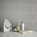 Baseline TenderGray 4x16 Bright Ceramic Wall Tile