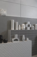 Baseline TenderGray 4x10 Bright Ceramic Wall Tile