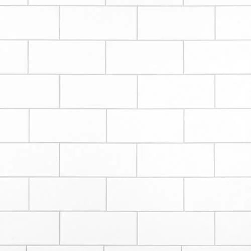 Baseline WhiteIce 2x6 Gloss Ceramic Mosaic Tile