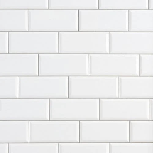 Baseline WhiteIce 3x6 Gloss Ceramic Wall Tile
