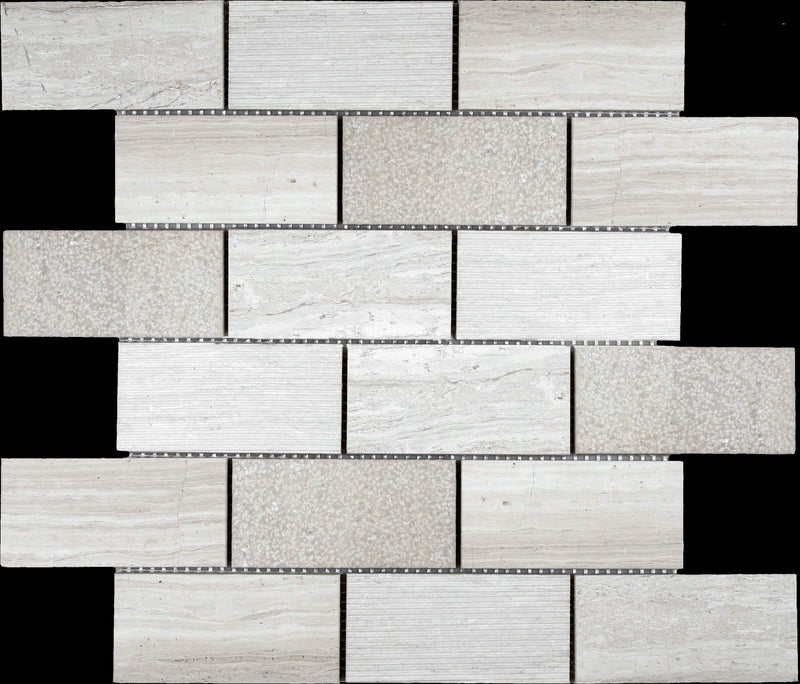 Bati MAGR108 1x2 Ceramic Mosaic Tile