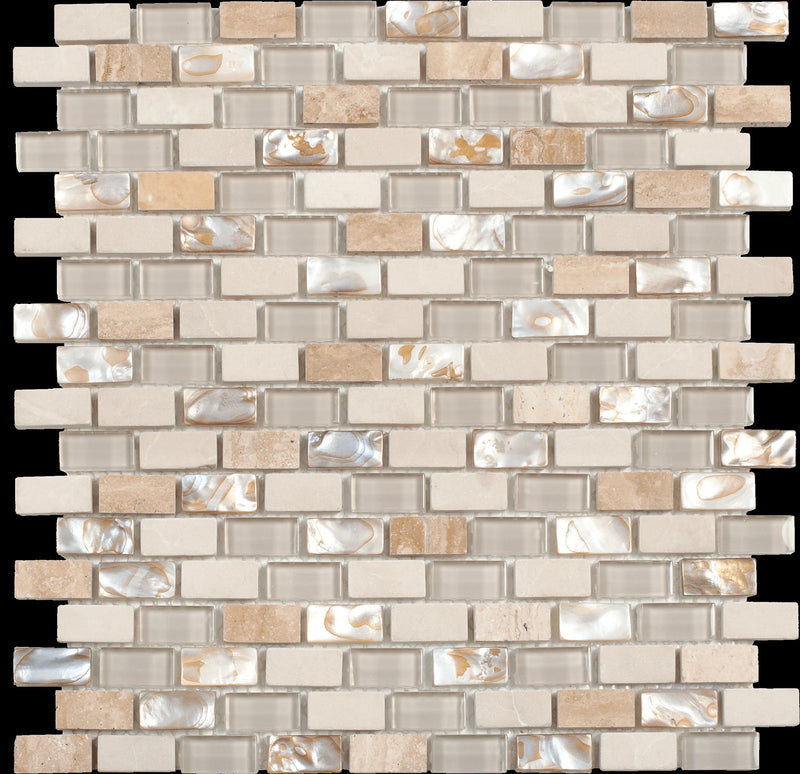 Bati 1x2 Marble Mosaic Tile