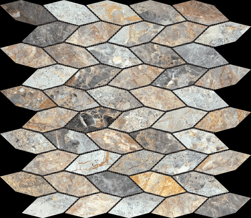 Bati 1x2 Marble Mosaic Tile
