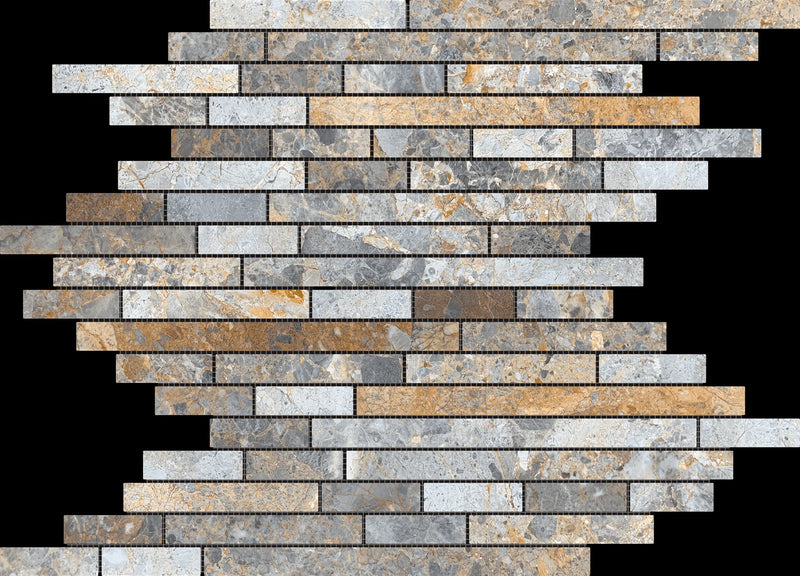 Bati 1x2 Marble Mosaic Tile
