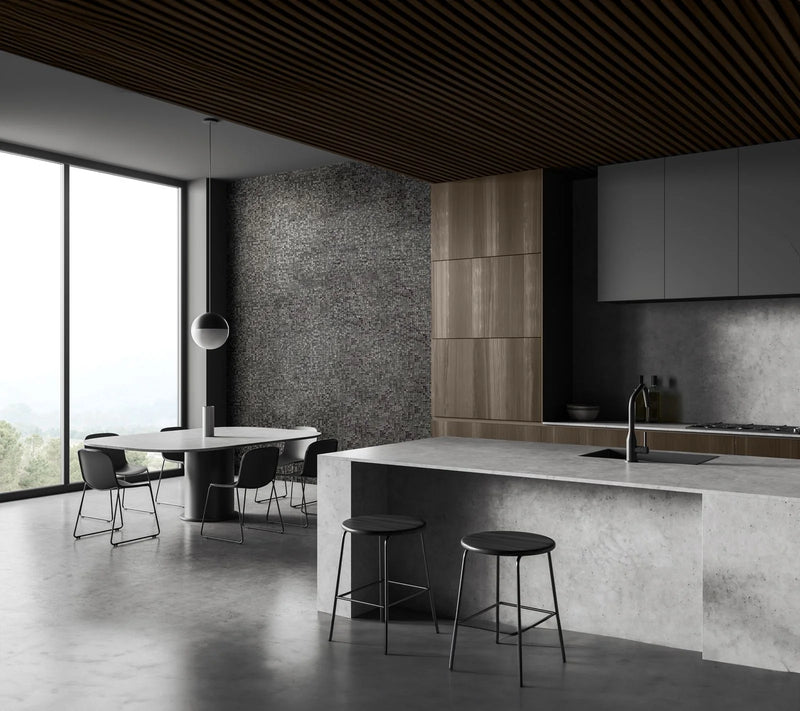 Bati 2x3 Arabesque Metal Mosaic Tile