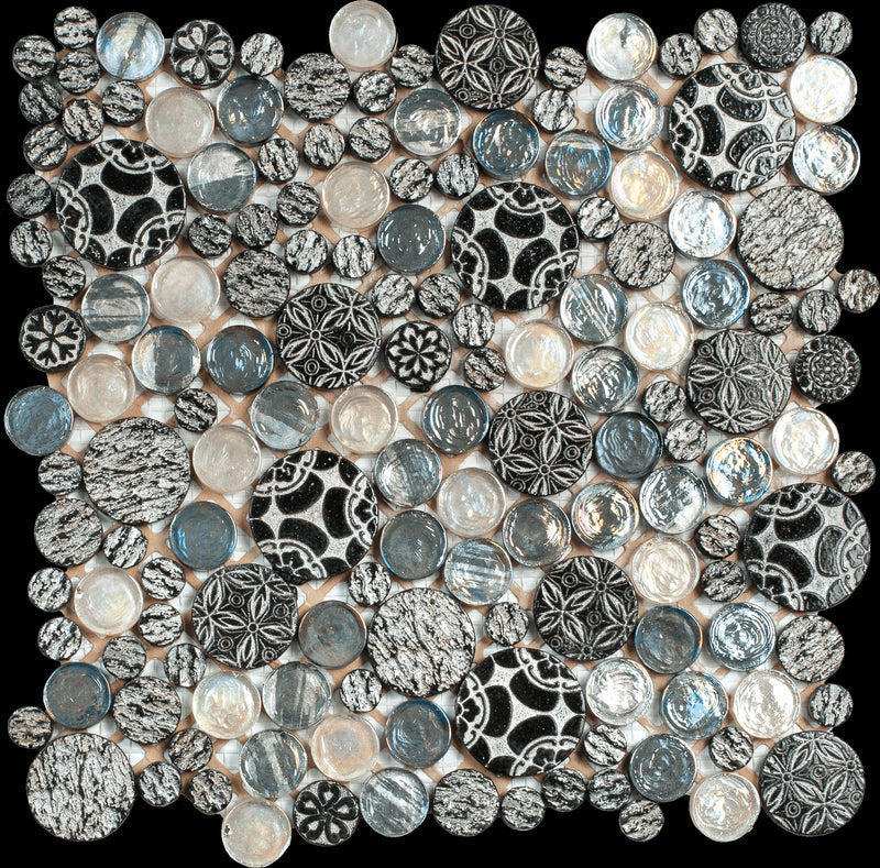 Bati 1x1 Glass Mosaic Tile
