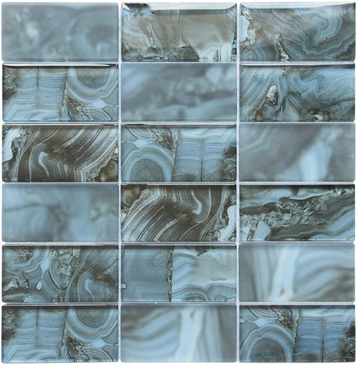 Bati VEBL48 2x4 Brick Joint Glass Mosaic Tile