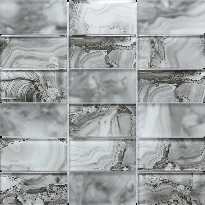 Bati VEGR50 2x4 Glass Mosaic Tile