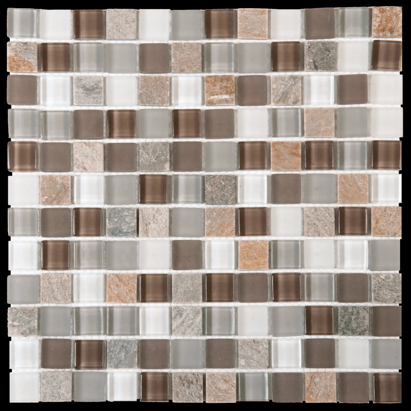 Bati VEMI109 1x2 Glass Mosaic Tile