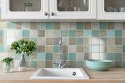 Bati 4x4 Glass Mosaic Tile