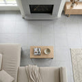 Bayside Ocean Slate Natural 21 x 21 x 2 Slate Column Cap Cap 20x20 tile — Family Room floor