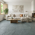 Bayside Ocean Slate Natural 24 x 24 x 2 Slate Column Cap Cap 24x24 tile — Living Room floor