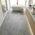 Bayside Ocean Slate Natural 24 x 24 x 2 Slate Column Cap Cap 24x24 tile — Primary Bath floor