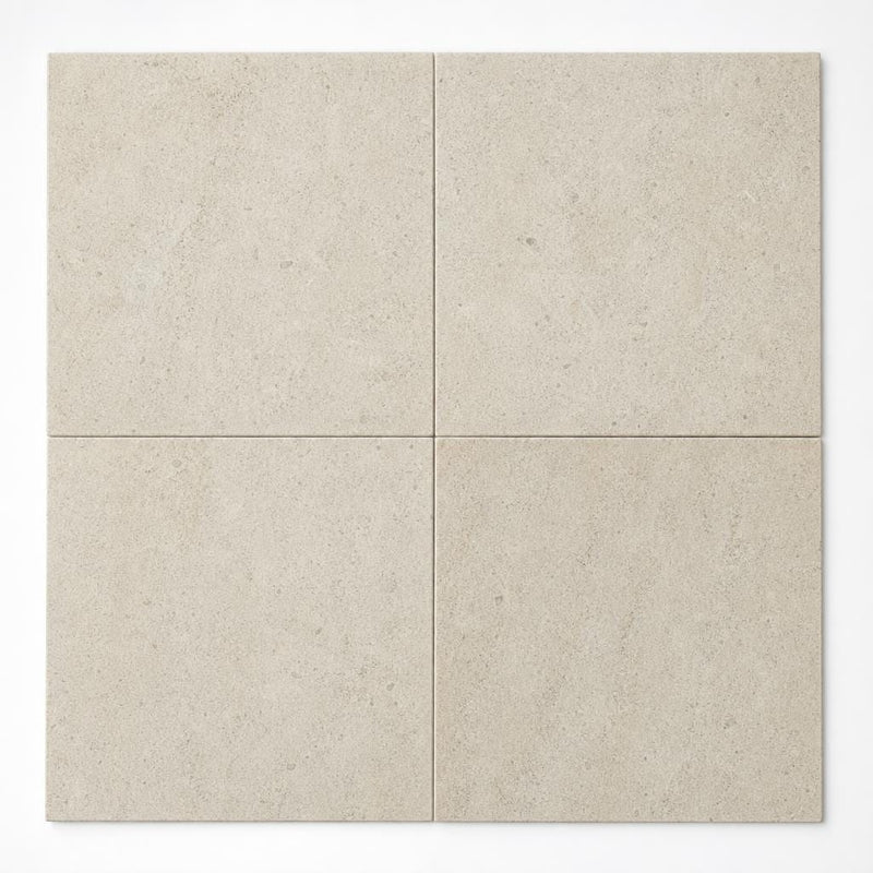 Beaumaniere 18x18 Honed Natural Limestone Tile close-up