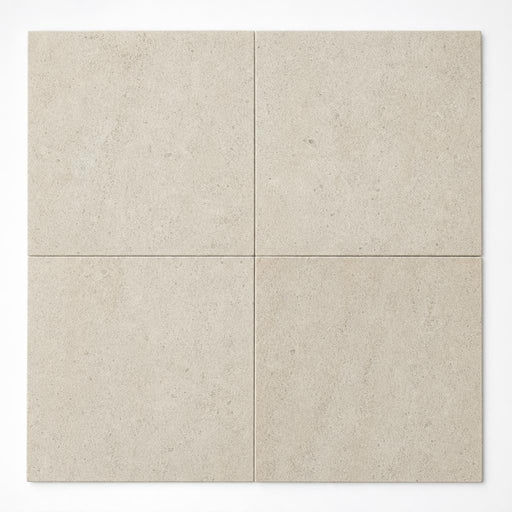 Beaumaniere 18x18 Honed Natural Limestone Tile close-up