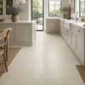 Beaumaniere 18x18 Honed Natural Limestone Tile — Kitchen floor