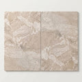 Beige Verona Marble Leather (Sandblasted & Brushed) 16 x 24 x 1/2 Tile 16x24 close-up