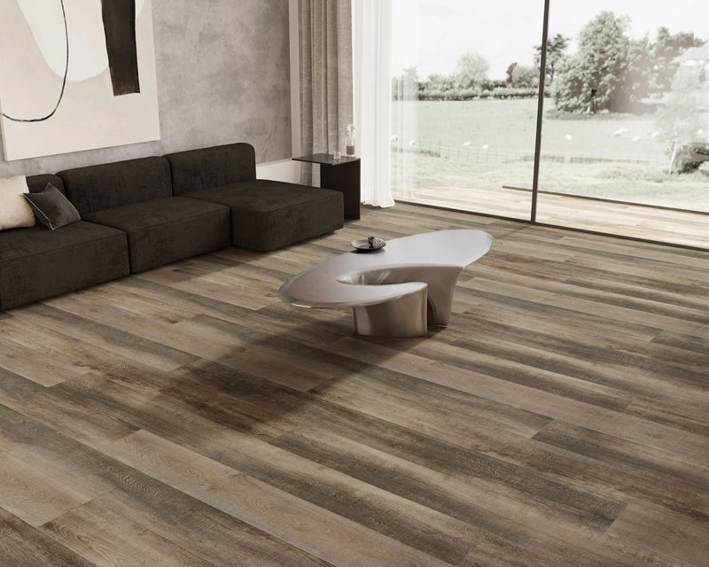 Bellator Bespoke Sepia 9x60 EIR Painted V-Groove 20mil SPC Vinyl Flooring