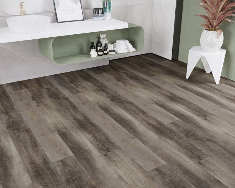 Bellator Loft Umber 9x60 EIR Painted V-Groove 20mil SPC Vinyl Flooring