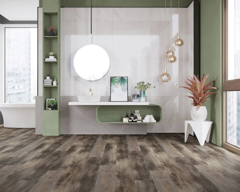 Bellator Loft Umber 9x60 EIR Painted V-Groove 20mil SPC Vinyl Flooring