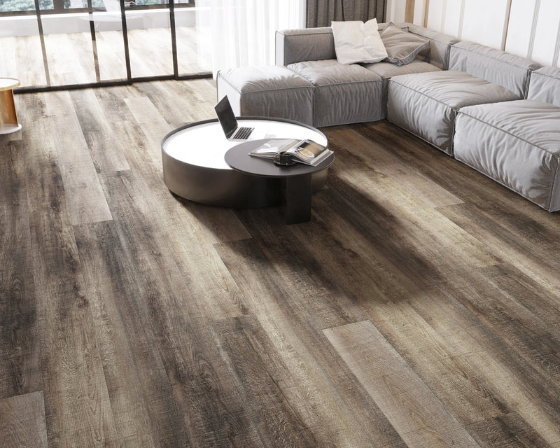 Bellator Loft Umber 9x60 EIR Painted V-Groove 20mil SPC Vinyl Flooring