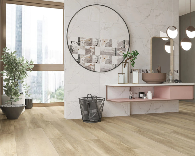 Bellator Oasis Natural 9x60 EIR Painted V-Groove 20mil SPC Vinyl Flooring