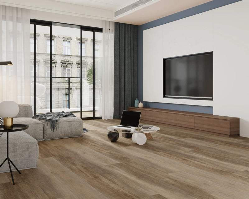 Bellator Kala Oak 9x60 EIR Painted V-Groove 20mil SPC Vinyl Flooring