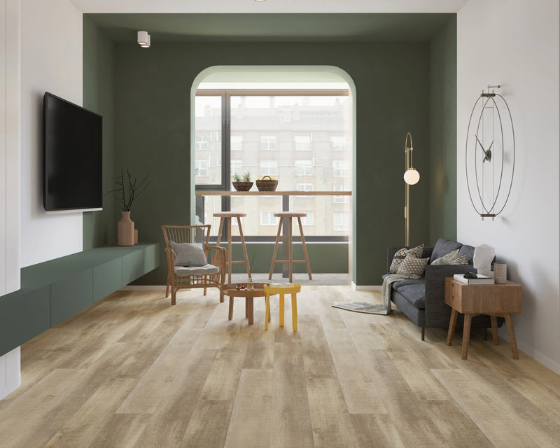 Bellator Oasis Natural 9x60 EIR Painted V-Groove 20mil SPC Vinyl Flooring