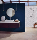 Bergamo Herringbone 1x2 Polished 0.38 Inch Marble Mosaic Tile