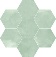 Berlin Exa Aquamar 8.5x9.8 Hexagon Matte Ceramic Tile
