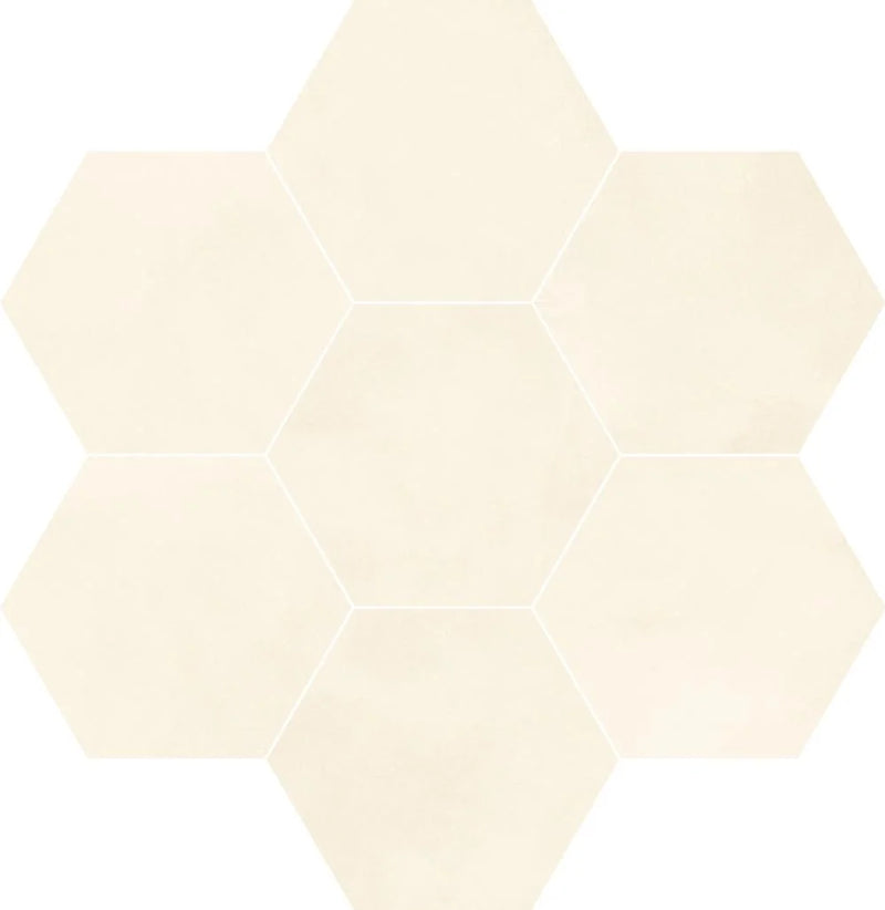 Berlin Exa Bone 8.5x9.8 Hexagon Matte Ceramic Tile