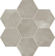 Berlin Exa Grey 8.5x9.8 Hexagon Matte Ceramic Tile