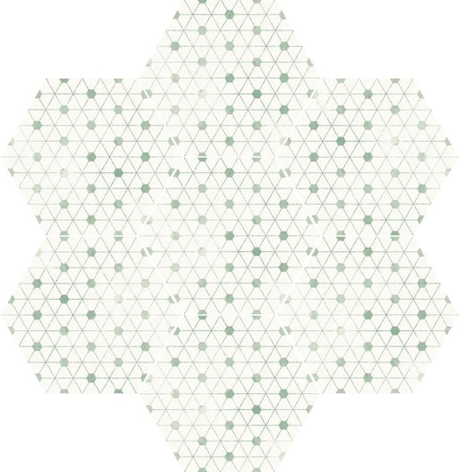 Berlin Lotus 8.5x9.8 Hexagon Matte Porcelain Tile