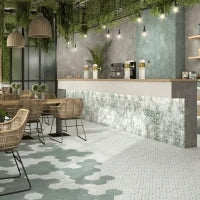 Berlin Lotus 8.5x9.8 Hexagon Matte Porcelain Tile