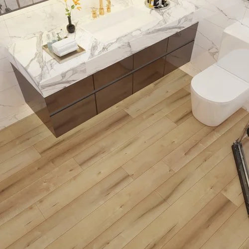 Bermuda Caribbean Sand 7x48 EIR Micro-Bevel 20mil WPC Vinyl Flooring