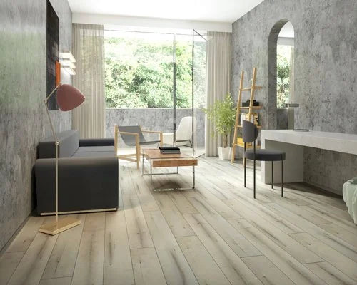 Bermuda Mineral White 7x48 EIR Micro-Bevel 20mil WPC Vinyl Flooring