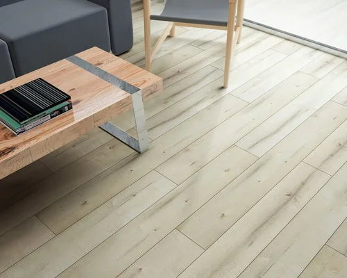 Bermuda Mineral White 7x48 EIR Micro-Bevel 20mil WPC Vinyl Flooring