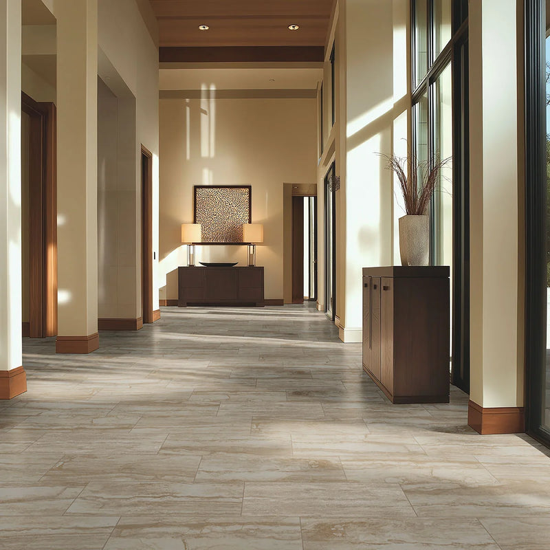 Bernini Bianco 12x24 Matte Porcelain Marble Look Tile