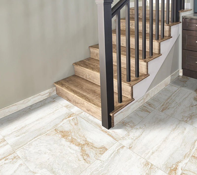 Bernini Bianco 12x24 Matte Porcelain Marble Look Tile