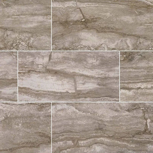 Bernini Camo 12x24 Matte Porcelain Marble Look Floor Tile